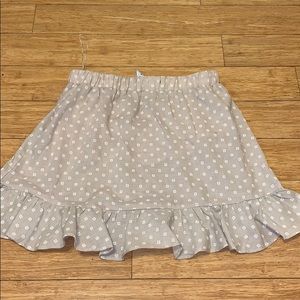 Adorable Tan skirt with white detailing